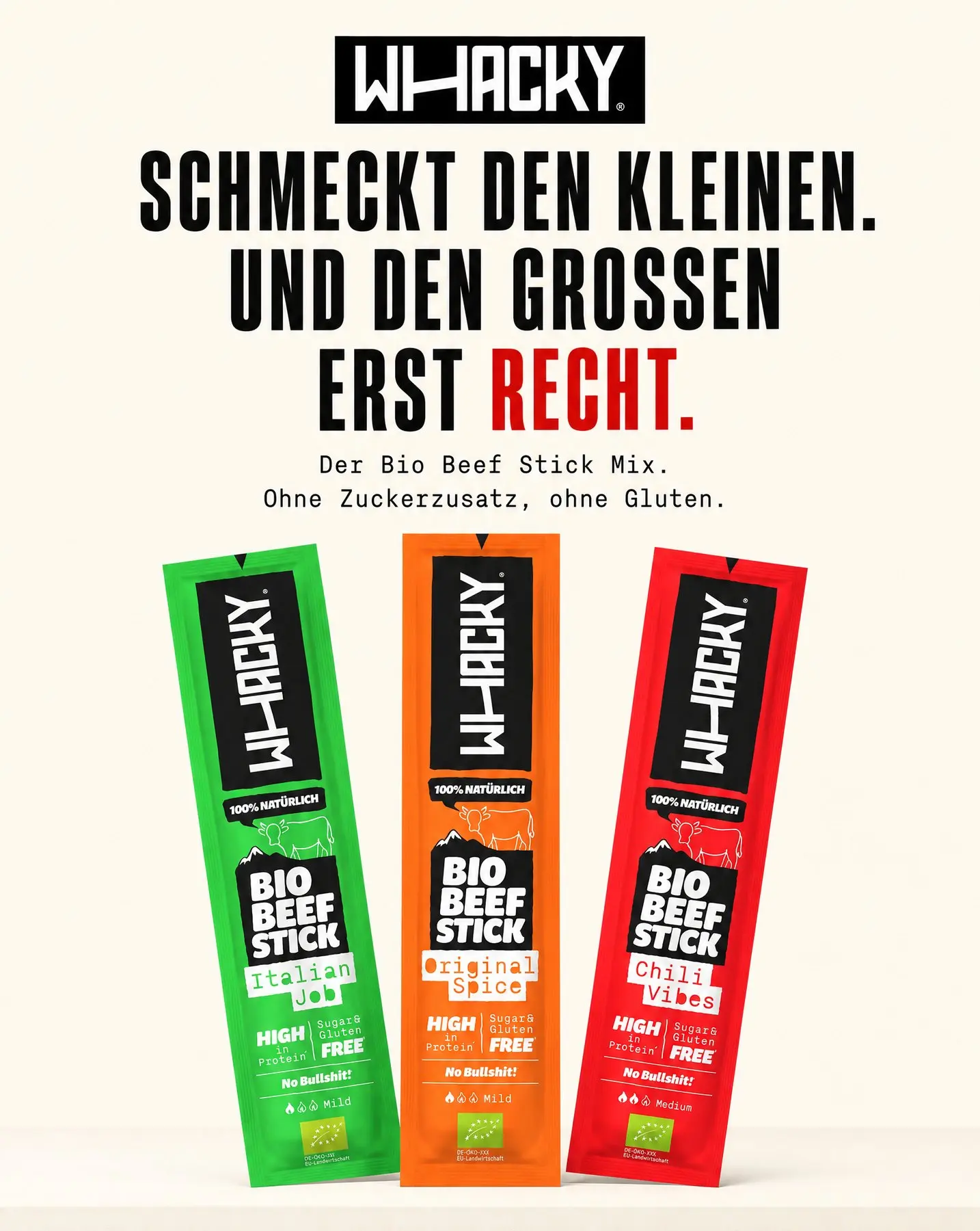 Family-friendly Whacky mix poster of Italian Job, Original Spice and Chili Vibes on cream