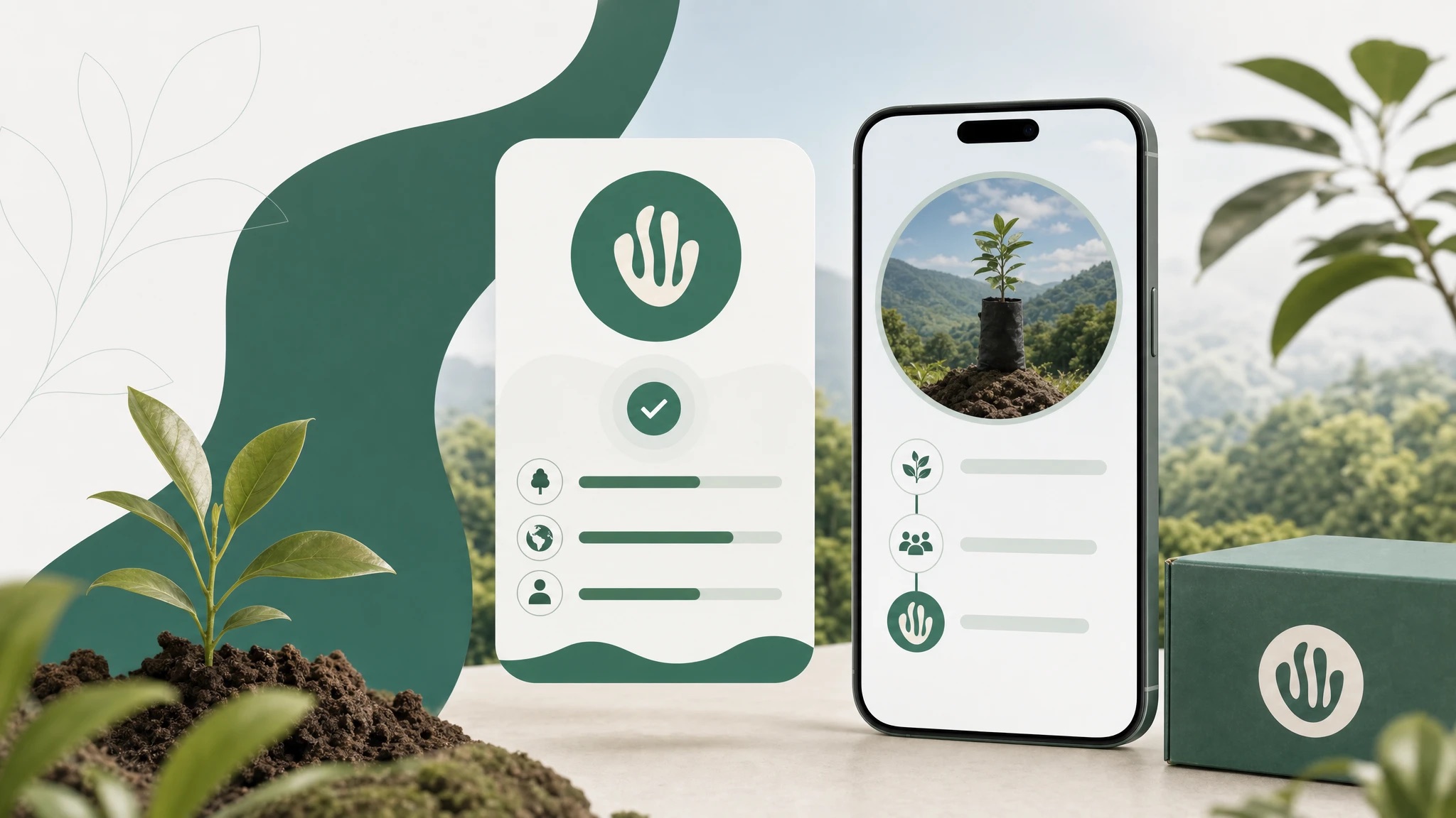 Website still — signup impact widget