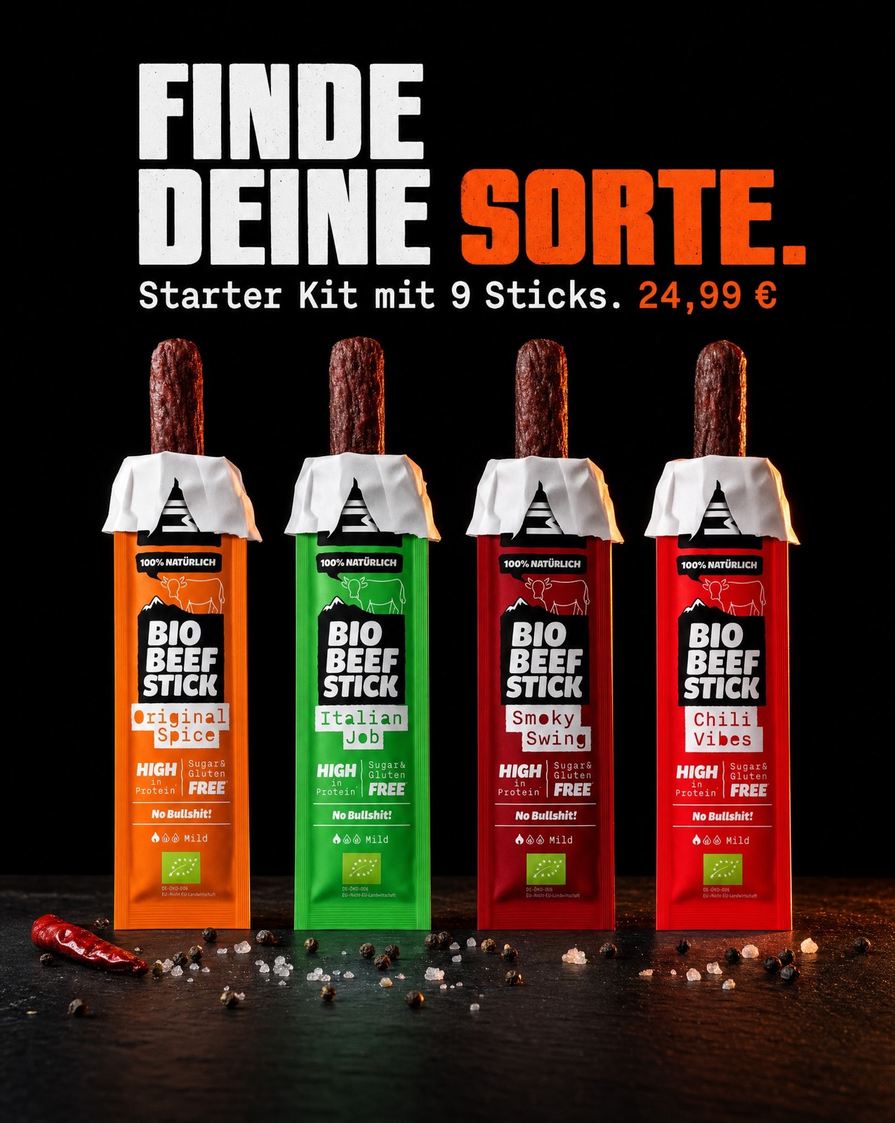 Feed — flavour range line-up